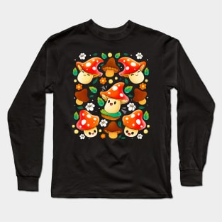 Mushroom Long Sleeve T-Shirt